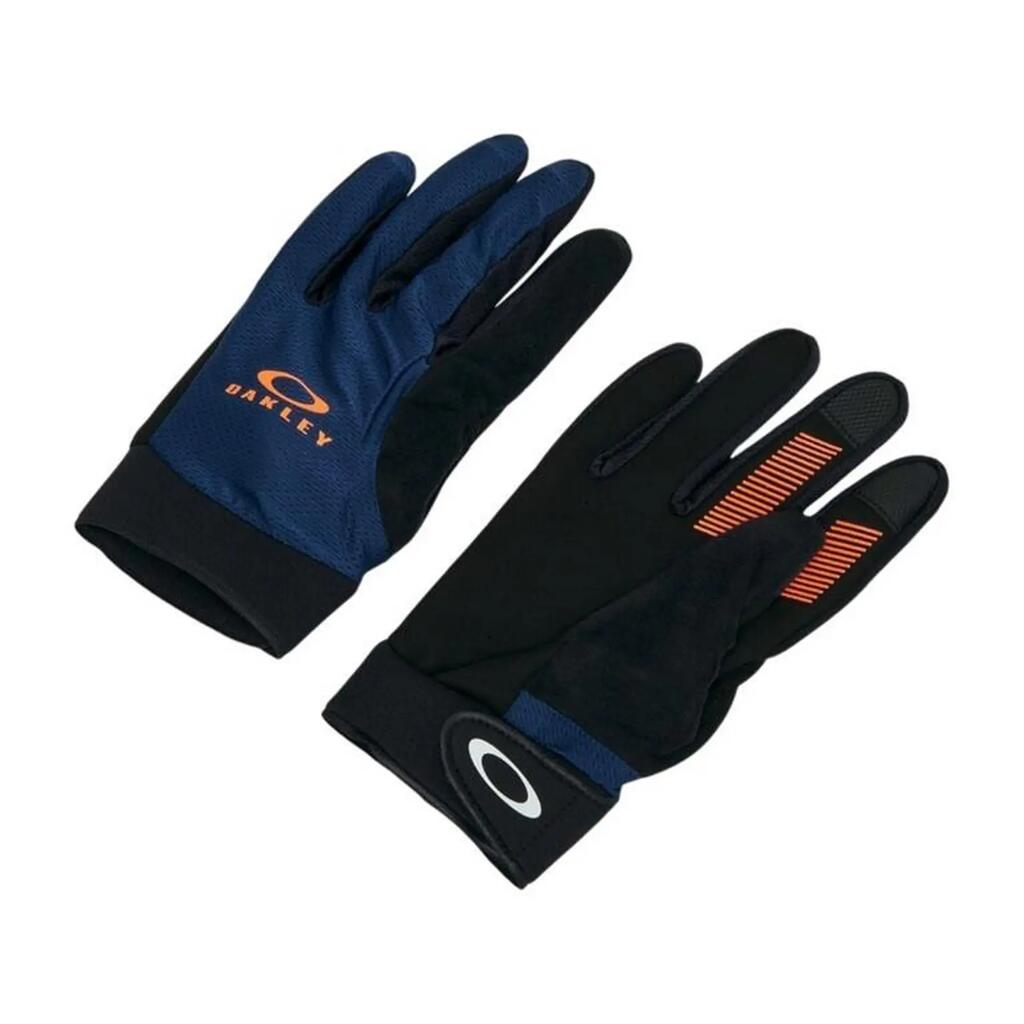 Oakley ALL MOUNTAIN MTB Men's Gloves Navy Blue FOS901476-6LE R L