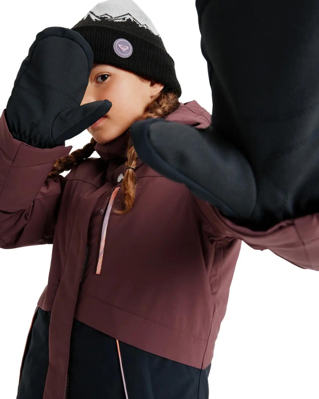 Tech-Fäustlinge ROXY JETTY GIRL SOLID Schwarz Meisjes 2/4