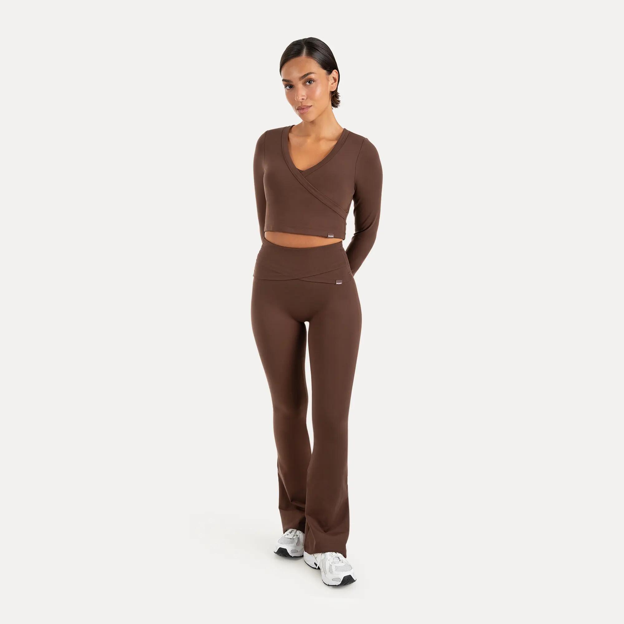 Damen Schlagleggings Florea Braun 3/6