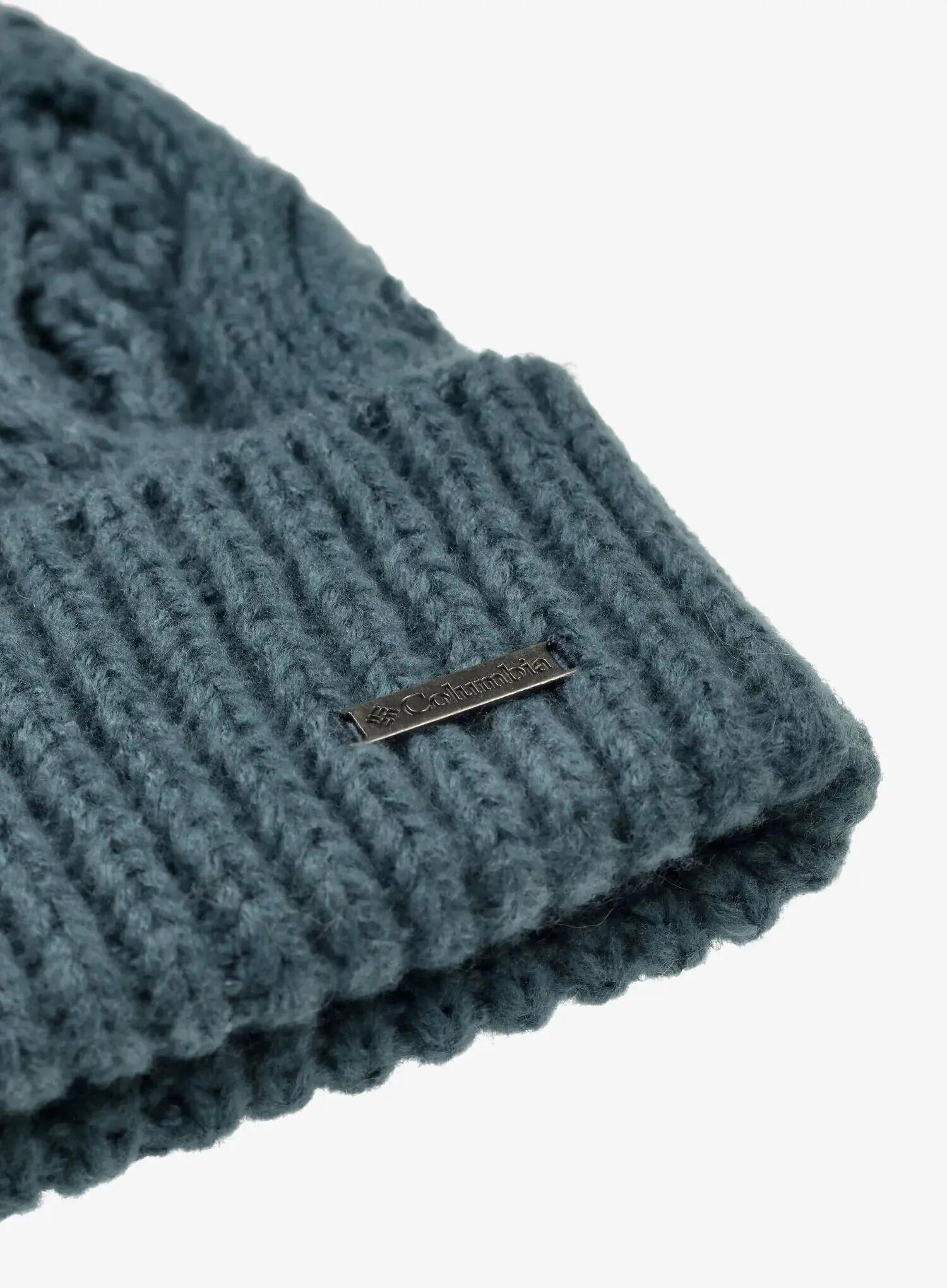 Czapka damska Columbia Boundless Days Cable Knit Pom Beanie - everblue 4/4