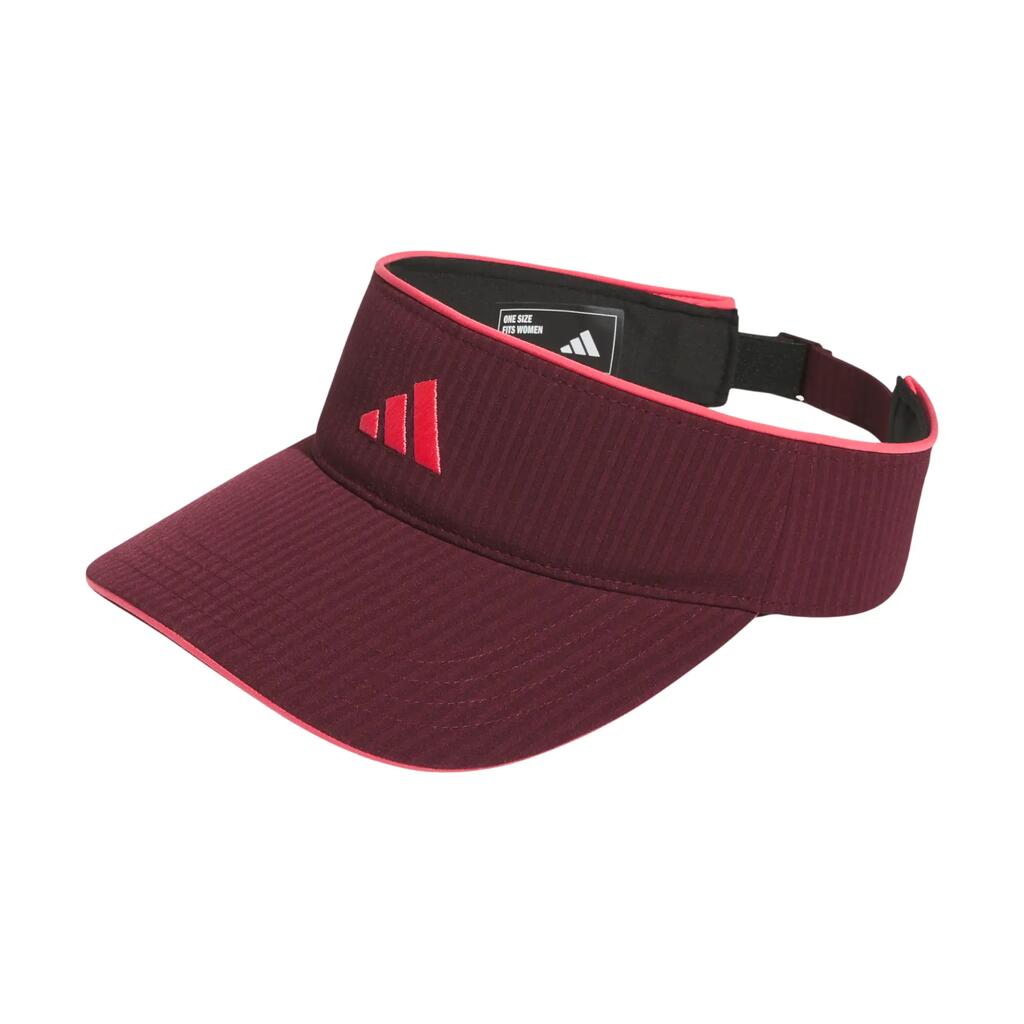 Adidas Women's Fairway Visor, Women's Golf Visor, Maroon