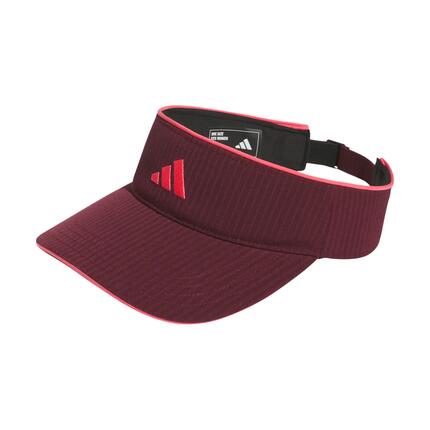Visière Adidas Fairway pour femme, visière de golf pour femme, grenat