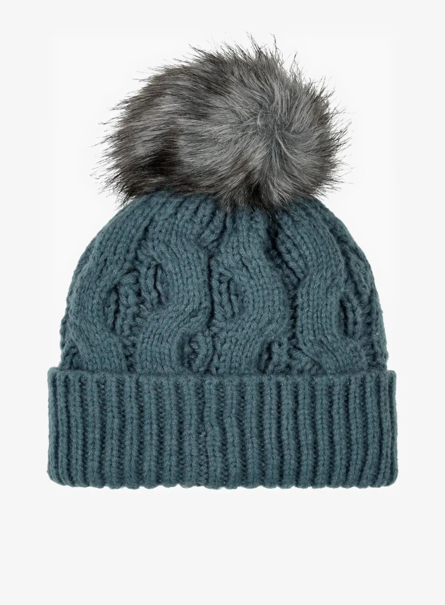 Czapka damska Columbia Boundless Days Cable Knit Pom Beanie - everblue 2/4