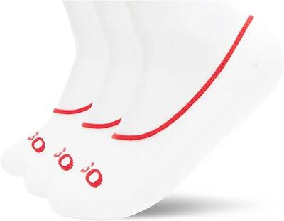 Hugo 3 psl bianco heren enkelsokken wit (50514921-100) 45-46