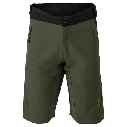 Short de vélo homme gravel déperlant stretch vert