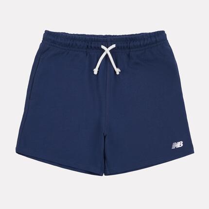 B New Balance French Terry Small Logo Short - nb navy
