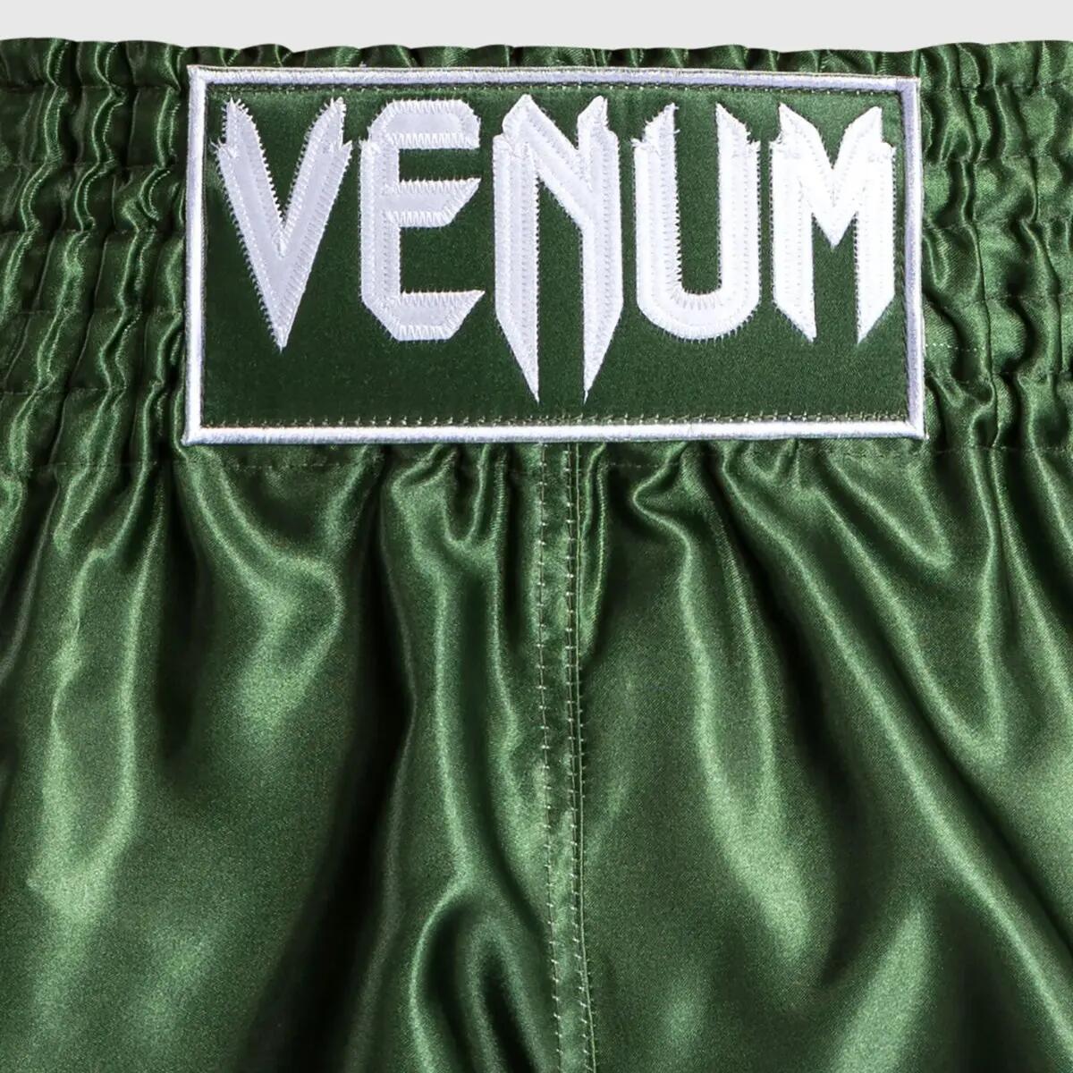 Pantaloncini da Muay Thai Venum Classic Khaki/White L 5/7
