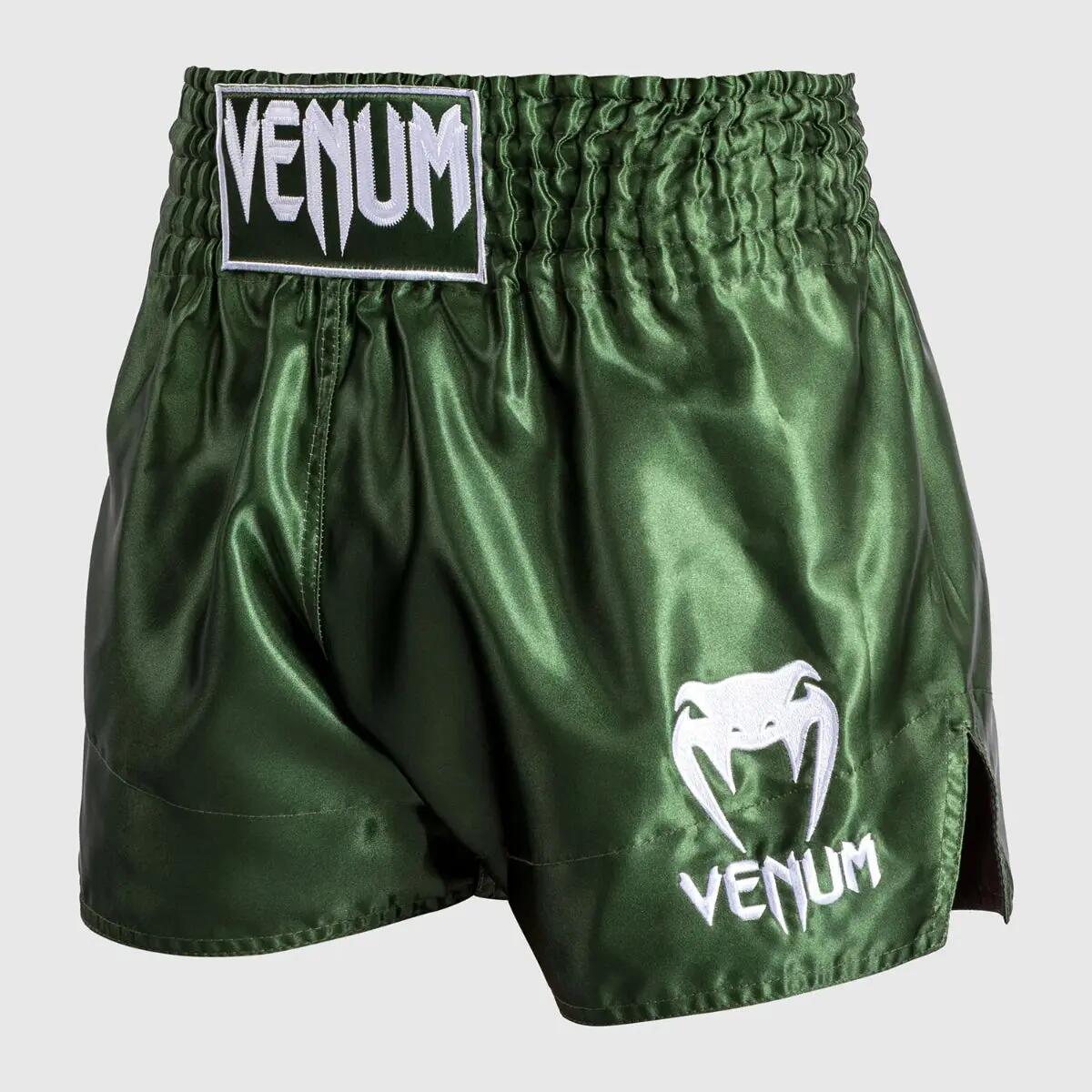 Pantaloncini da Muay Thai Venum Classic Khaki/White L 4/7