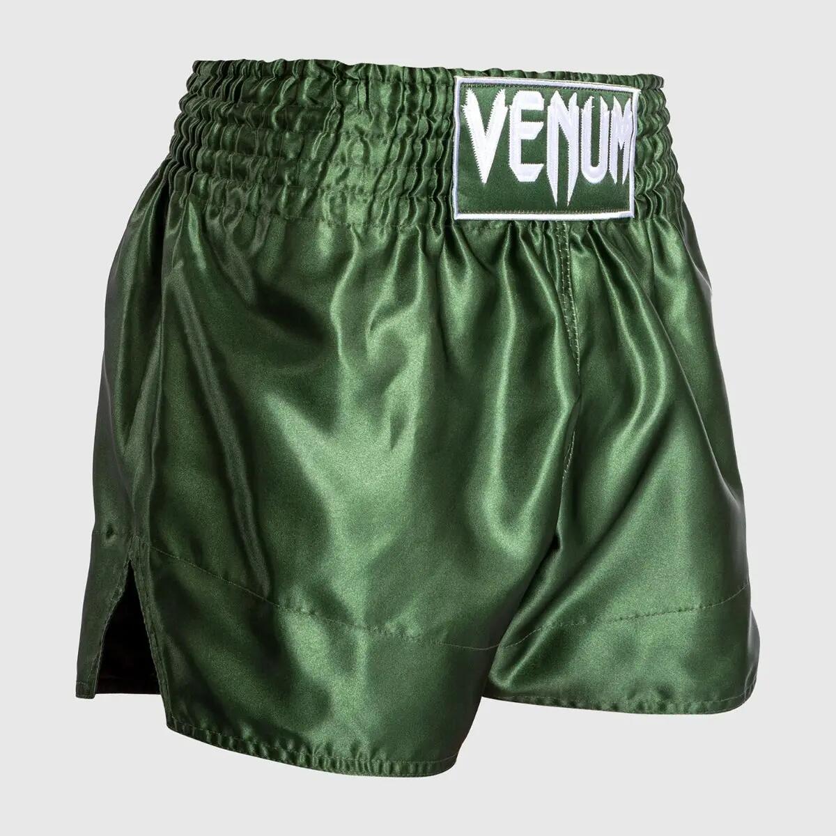 Pantaloncini da Muay Thai Venum Classic Khaki/White L 3/7