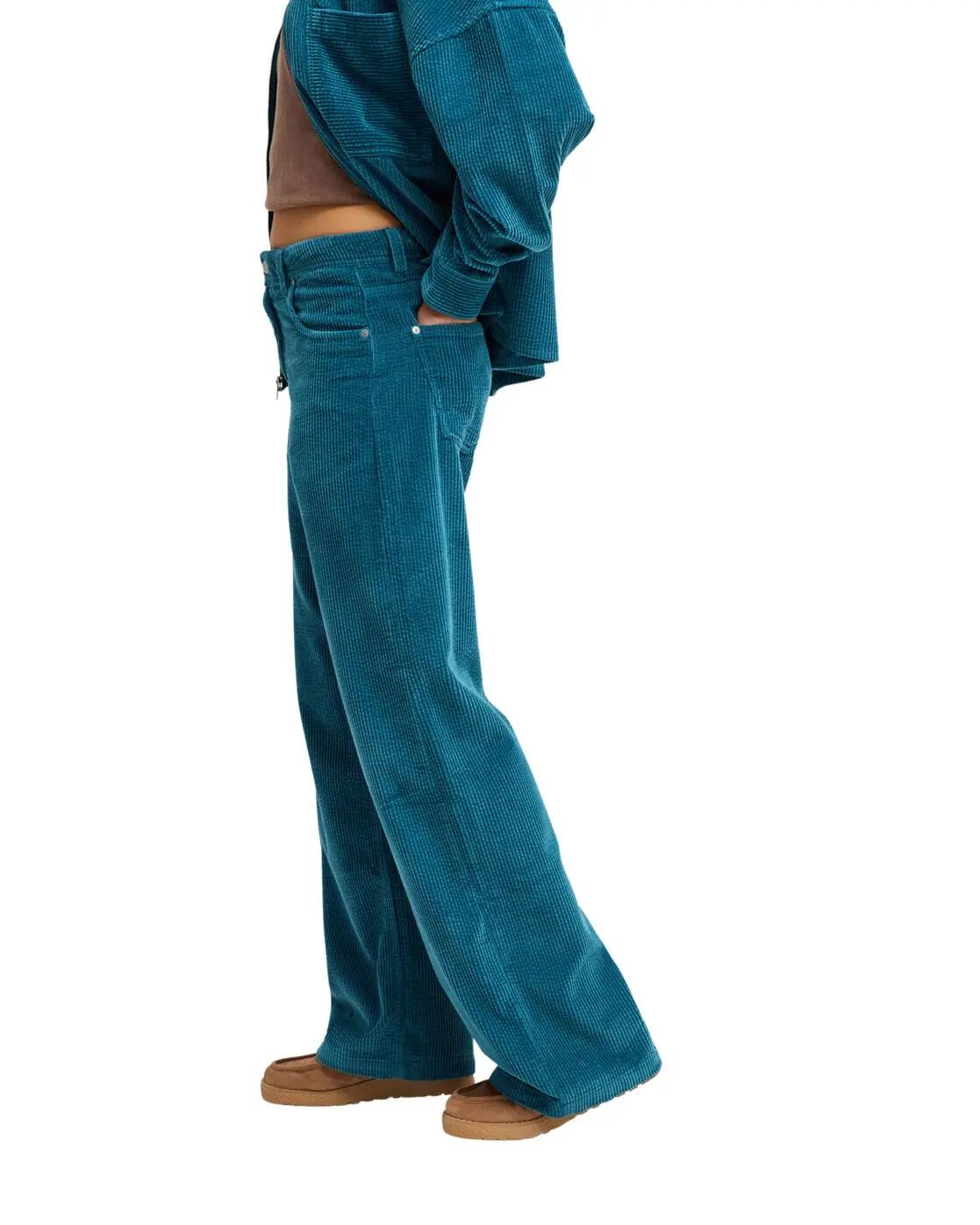 Kordhose SURF CRUSH Blau Dames 3/4