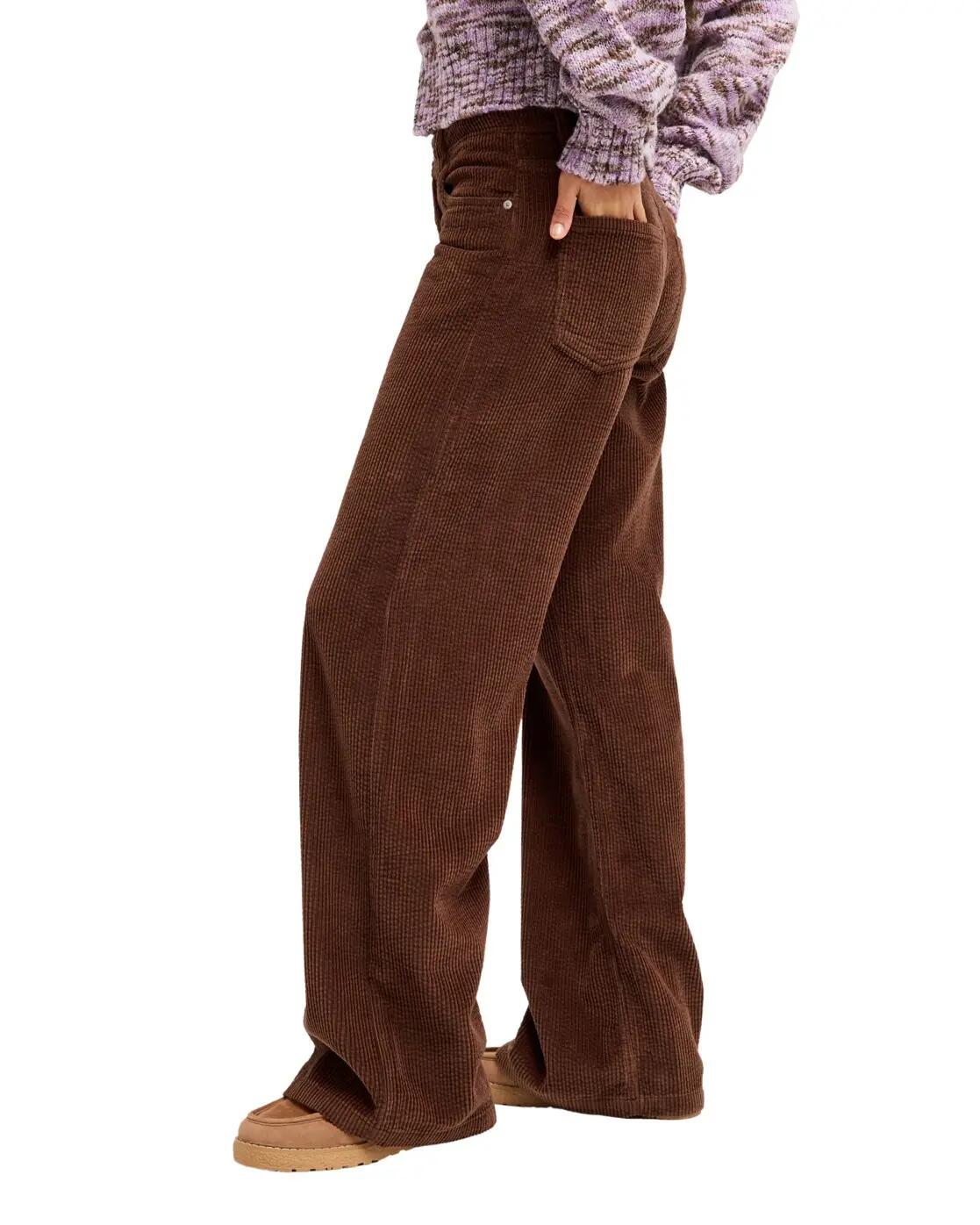 Kordhose SURF CRUSH Braun Dames 3/4