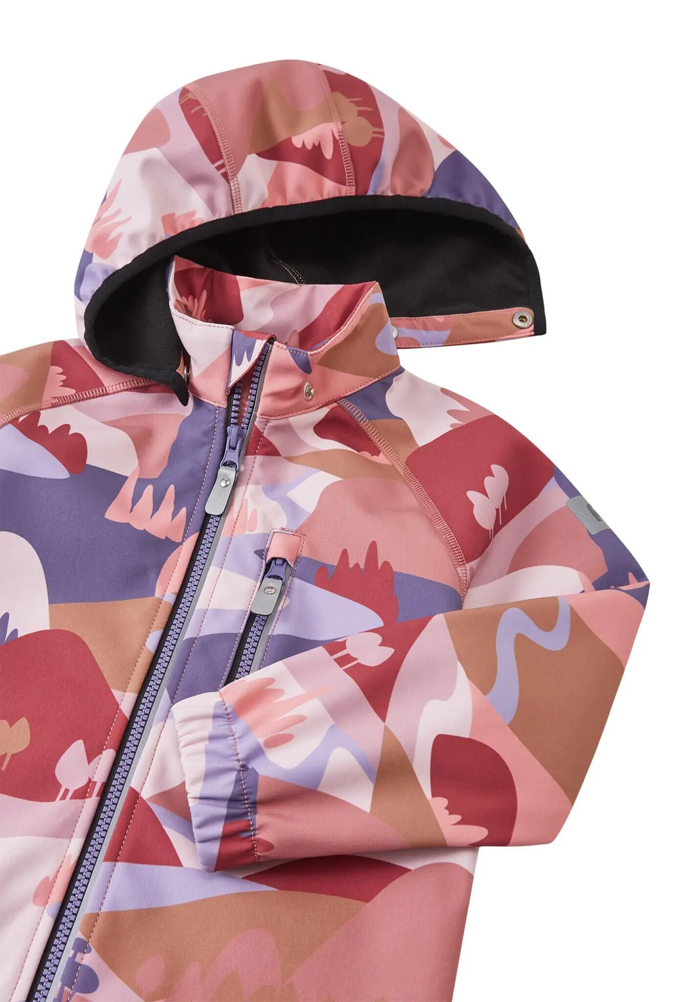 Giacca Softshell per bambini Vantti colore rosa blush 5/7