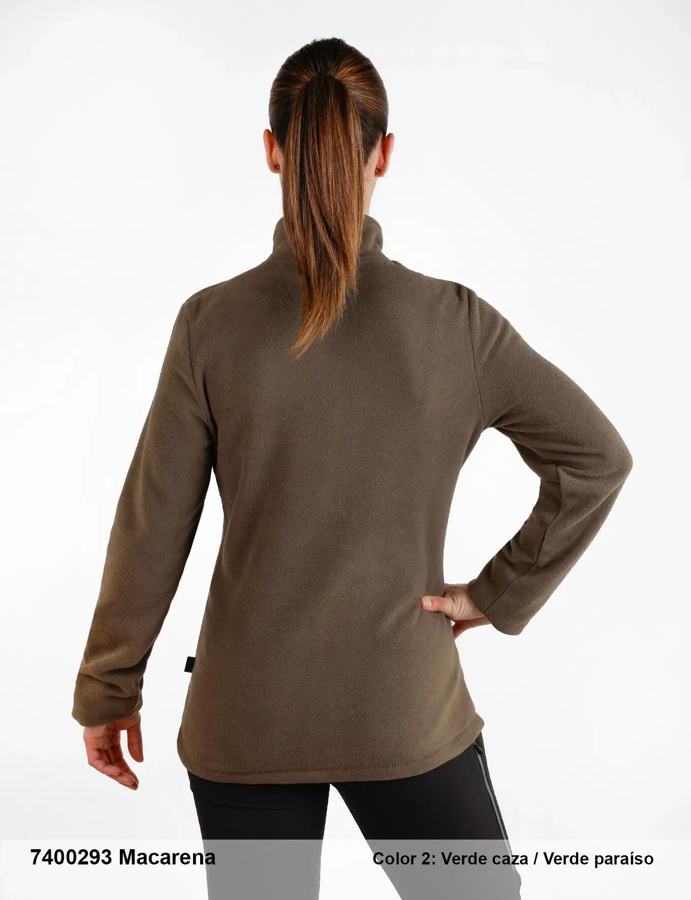 Chaqueta polar - Running - Mujer - Macarena - Verde 2/3