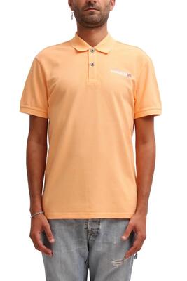 Polo - sportswear - heren - edil - 100% katoen, regular fit - oranje