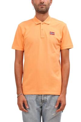 polo - uomo - manica corta collo con bottoni - emira - arancio