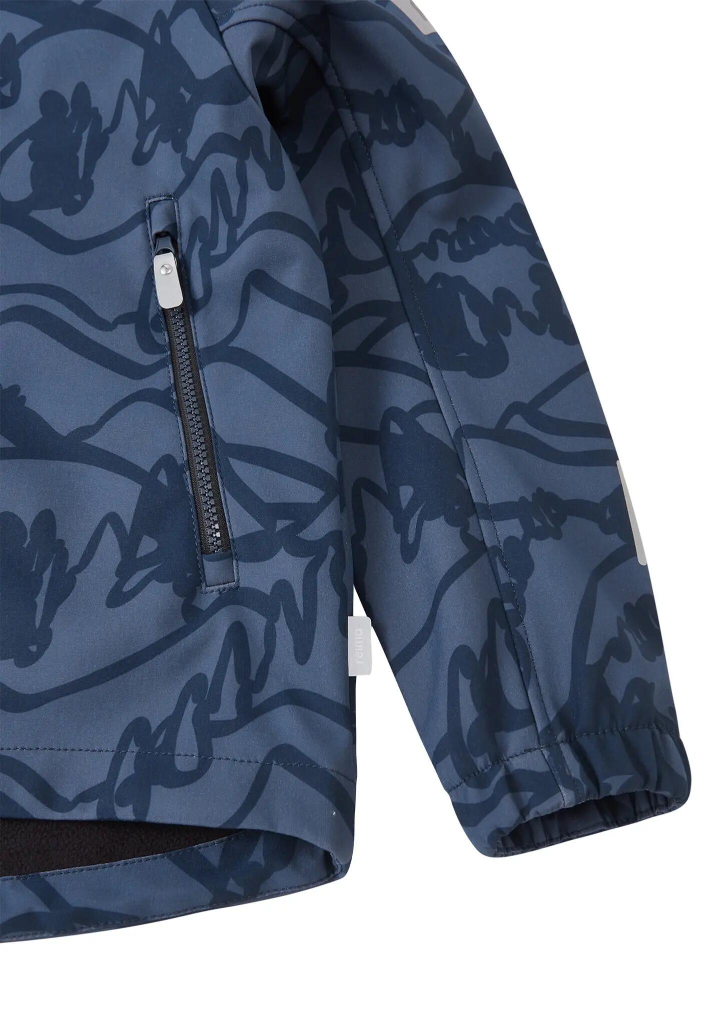 Giacca Softshell per Bambini Aitoo Blu Navy 5/5