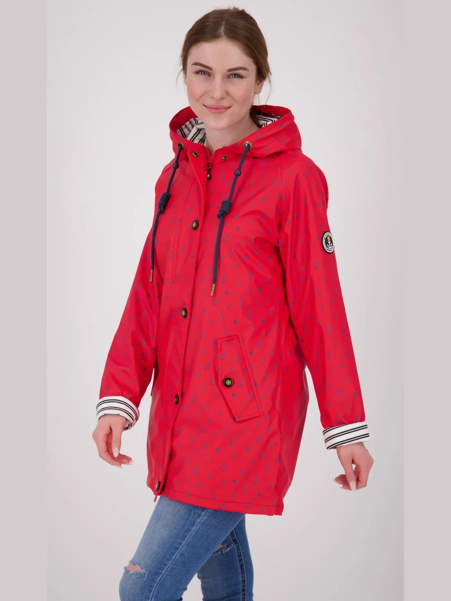 Damen - Wandern - Regenjacke - wasserdicht winddicht - Ankerglut 2/3
