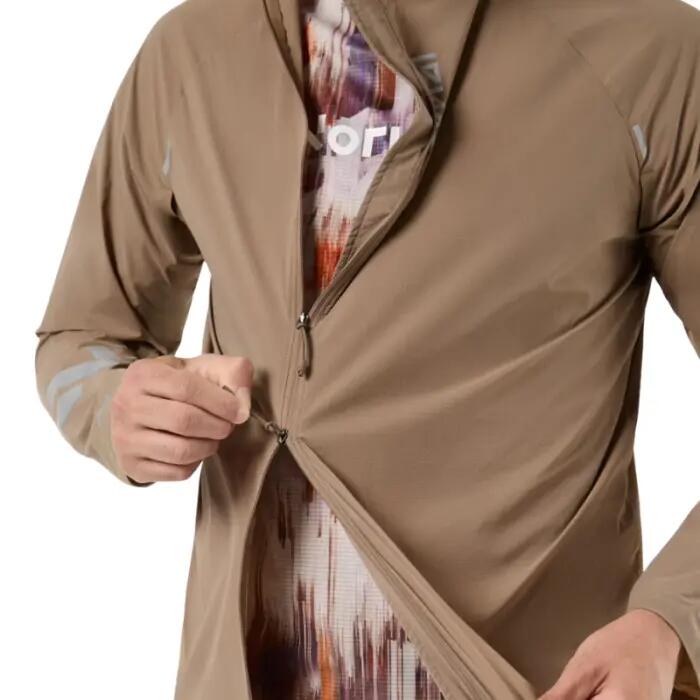NNormal Trail Wind Laufjacke für Herren – Braun 4/4