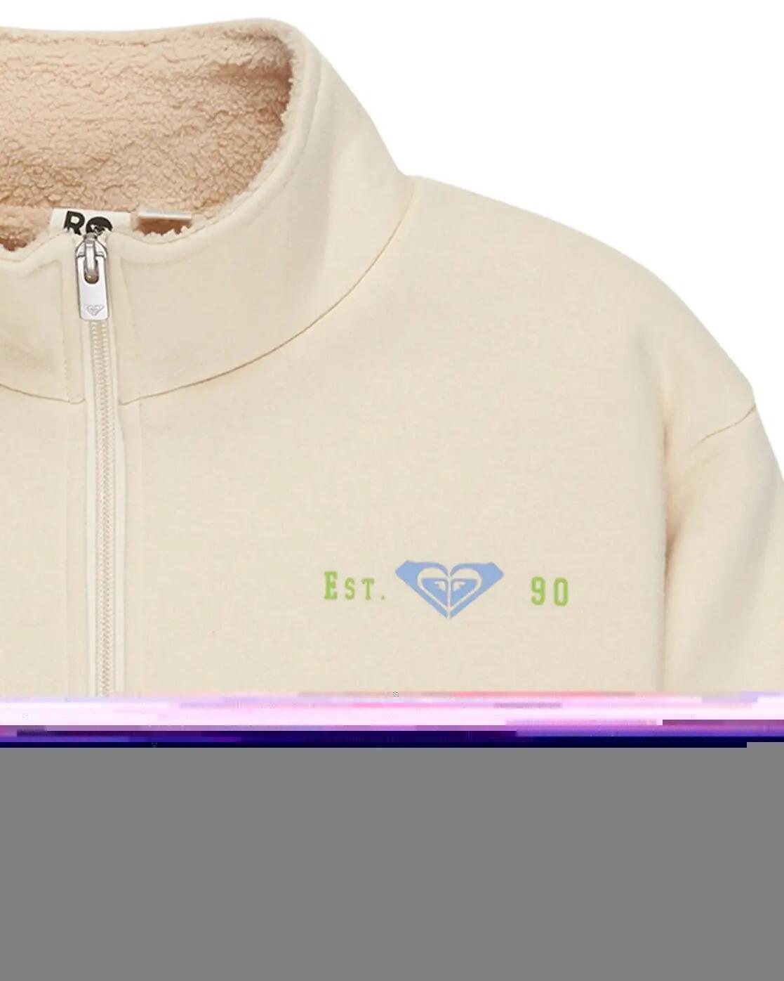 Zip-Hoodie mit Sherpa-Futter DIFFERENT RYTHME Beige Meisjes 4-16 3/3