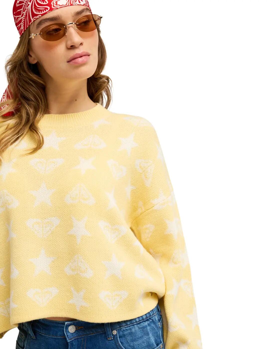 Pullover MESSY STAR Gelb Dames 4/4