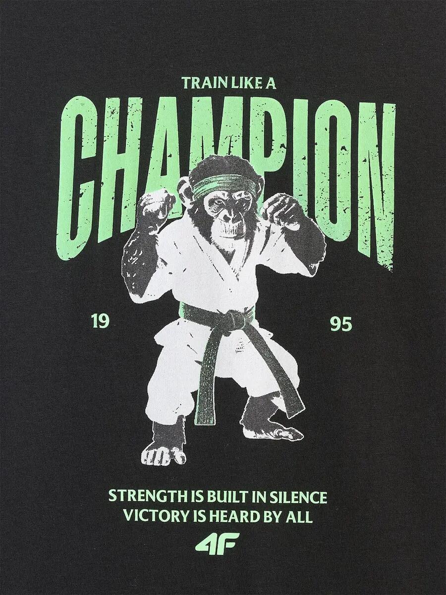 T-shirt bawełniany chłopięcy 4F 4FJRSS26TTSHM3831 5/5