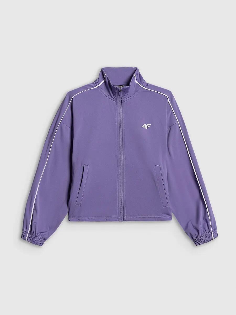 Bluza sportowa loose bez kaptura dziewczęca 4F 4FJRSS26TSWSF3057 7/7
