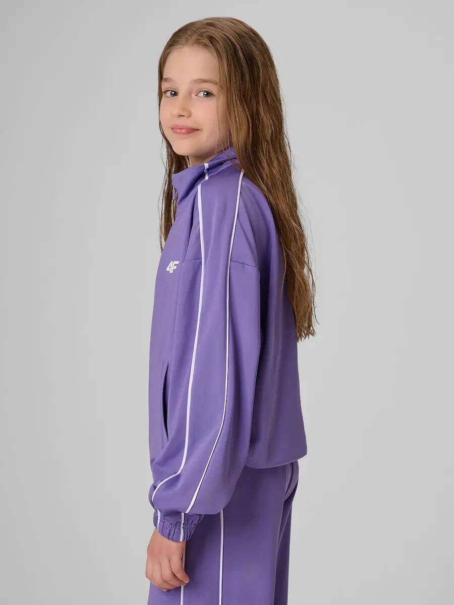 Bluza sportowa loose bez kaptura dziewczęca 4F 4FJRSS26TSWSF3057 6/7