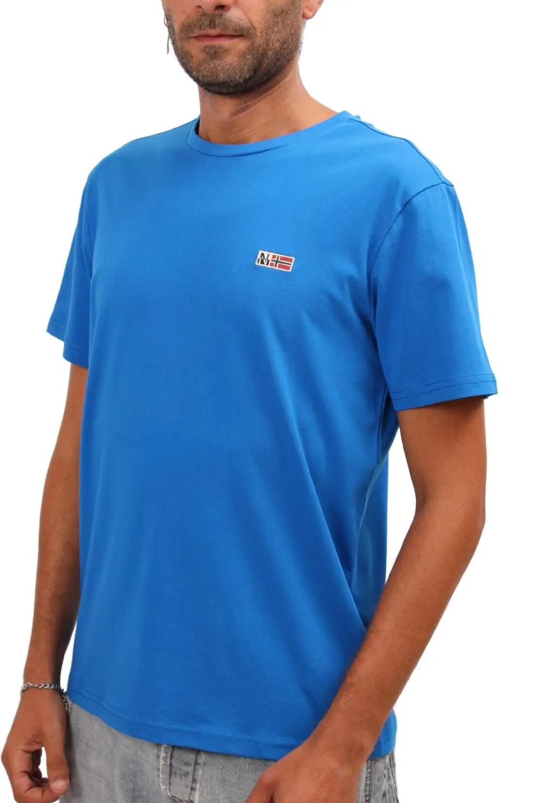 Men - Sportswear - T-shirt - Regular fit, cotton jersey - Suri - Orange 4/4
