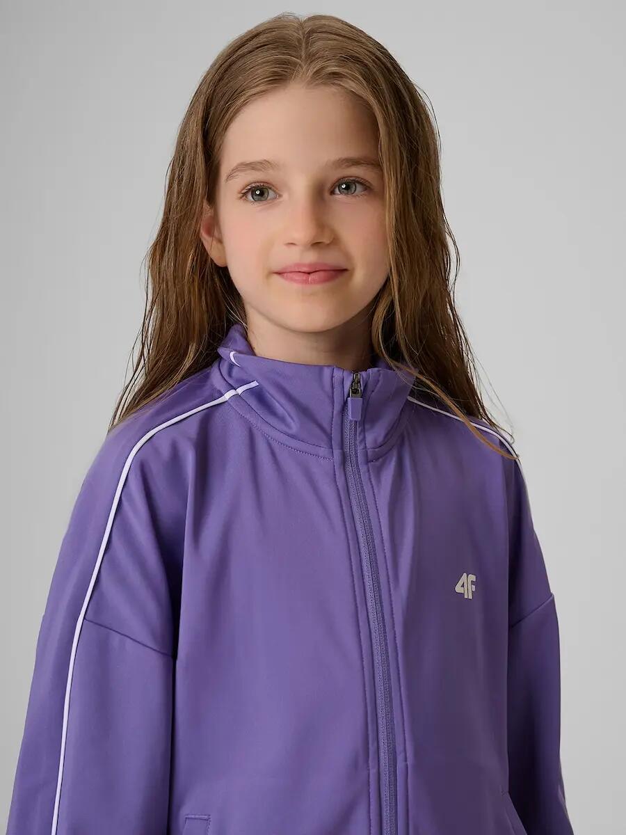 Bluza sportowa loose bez kaptura dziewczęca 4F 4FJRSS26TSWSF3057 5/7