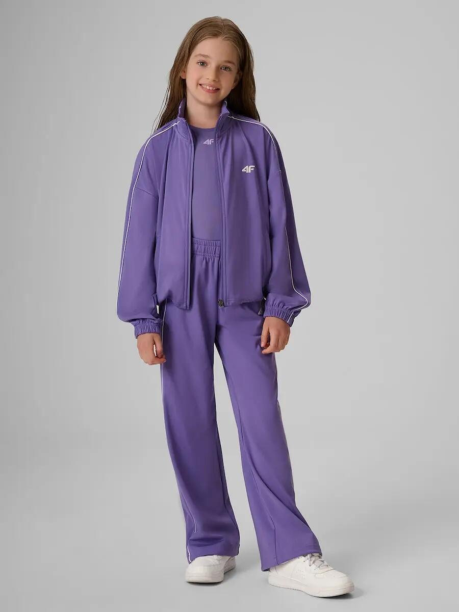 Bluza sportowa loose bez kaptura dziewczęca 4F 4FJRSS26TSWSF3057 4/7