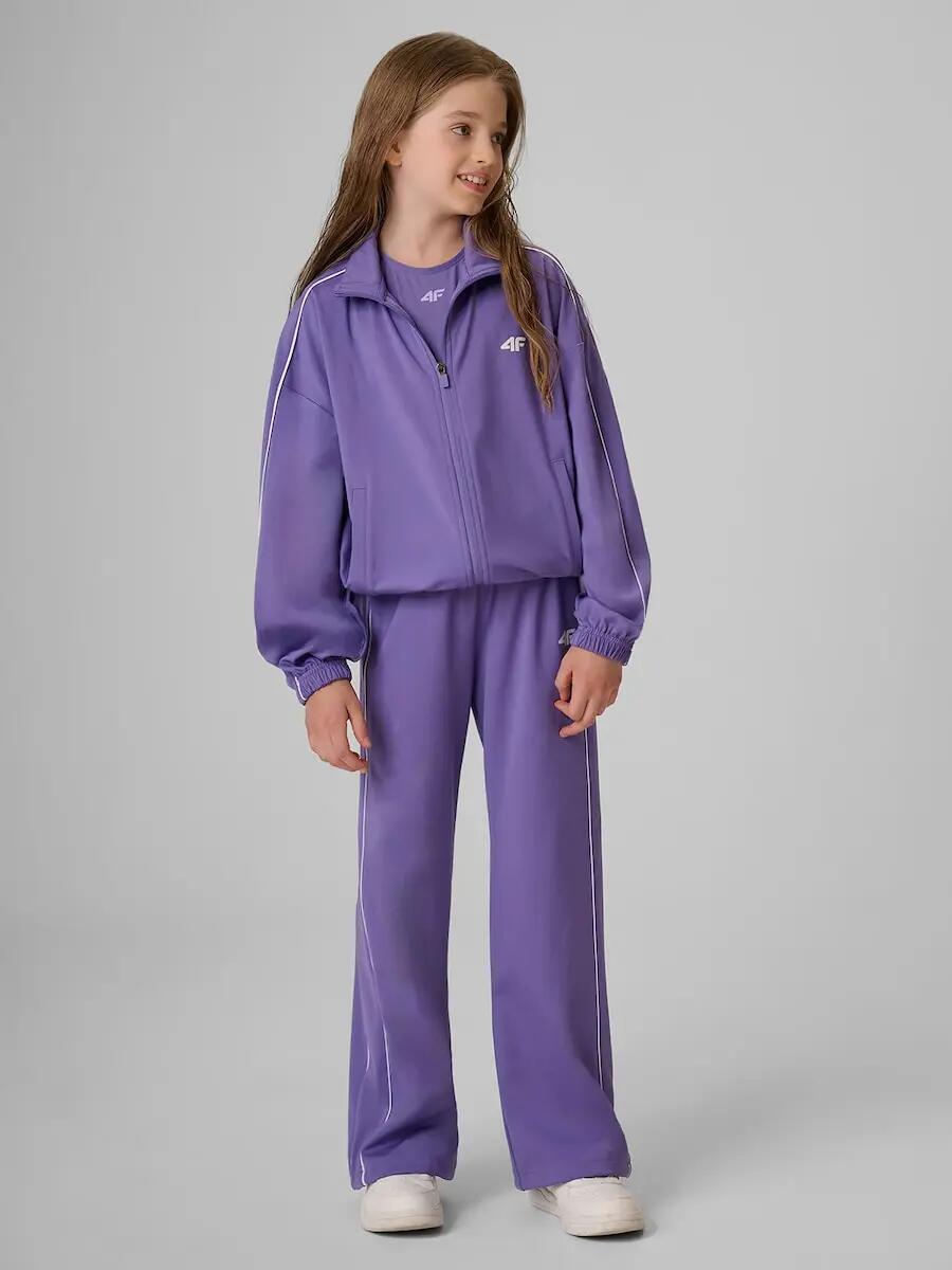 Bluza sportowa loose bez kaptura dziewczęca 4F 4FJRSS26TSWSF3057 3/7