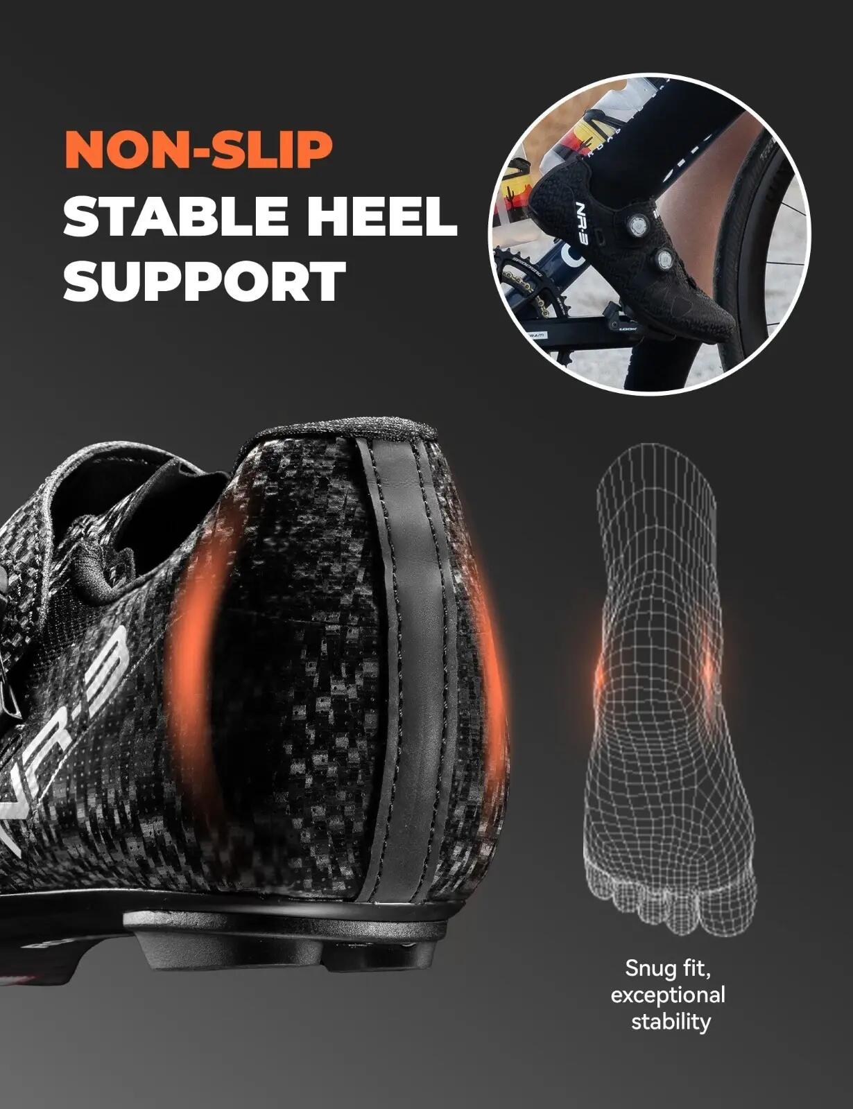 ROCKBROS Leichte Radschuhe Mit Drehverschluss Gummisohle 5/6