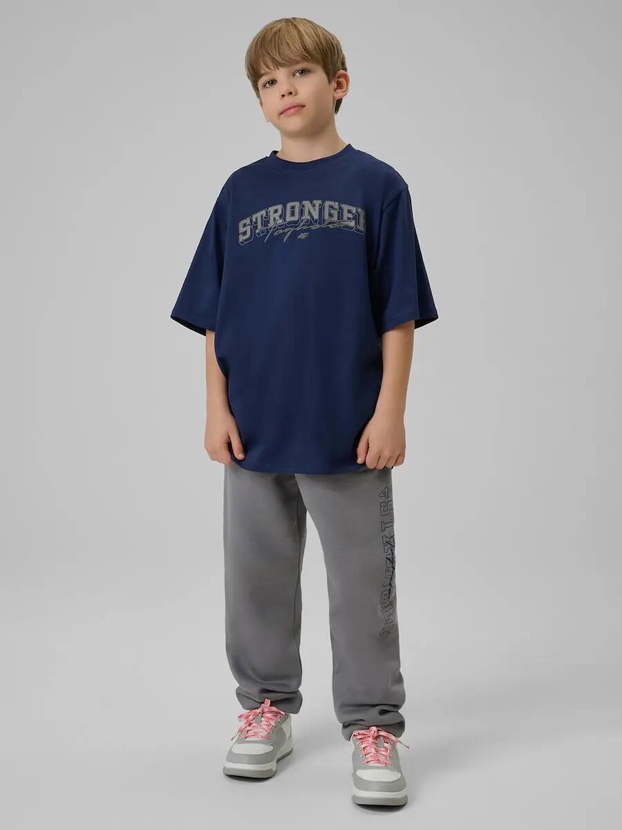 T-shirt bawełniany chłopięcy 4F 4FJRSS26TTSHM3465 5/7