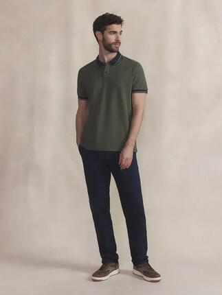 Polo - Sport - Homme - Manche courte, Coupe ajustée - DARELPOL - Bleu Marine