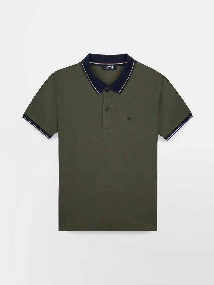 Polo Homme - Manches courtes, col boutonné - DARELPOL - Vert 5/5