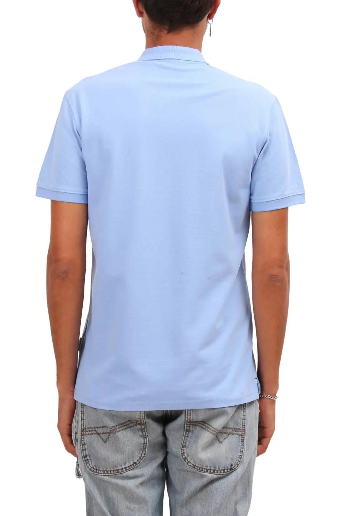 Polo - Sportswear - Uomo - Regular fit, mesh cotone, logo - Emira - Arancione 3/5