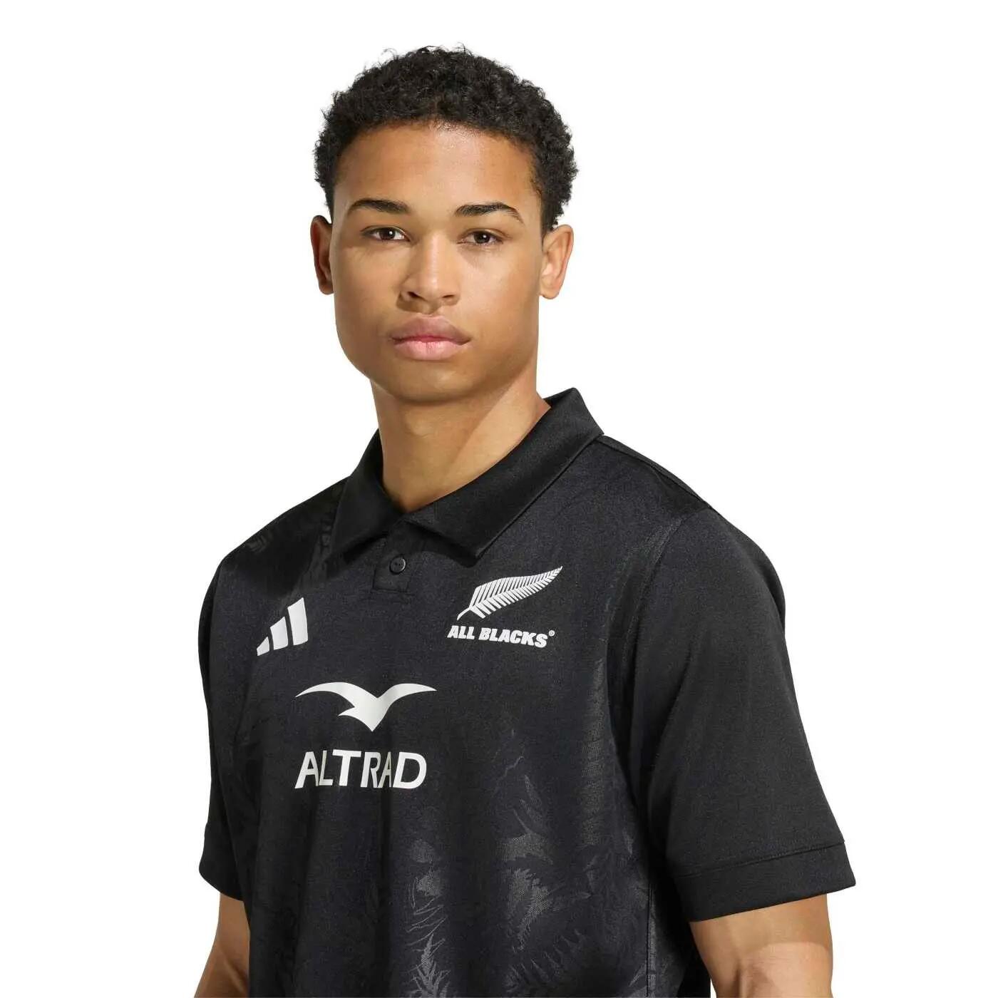 Camisa réplica casa All Blacks Adidas Preta 5/7