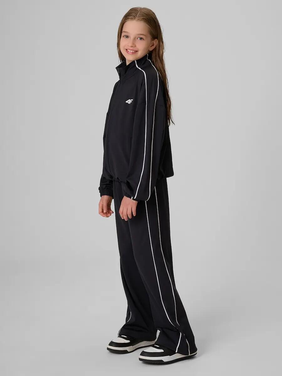 Bluza sportowa loose bez kaptura dziewczęca 4F 4FJRSS26TSWSF3057 6/7