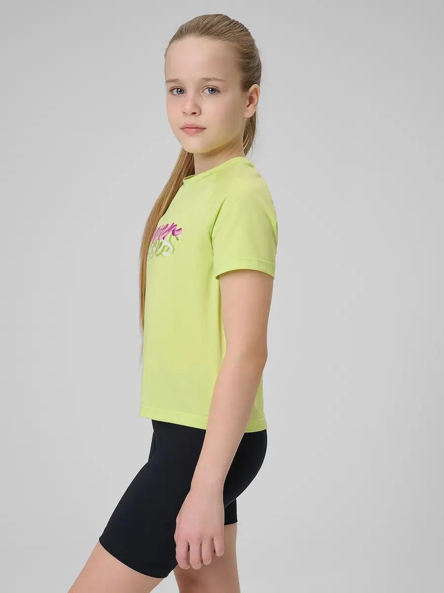 Koszulka sportowa szybkoschnąca dziewczęca 4F 4FJRSS26TFTSF2386 4/7