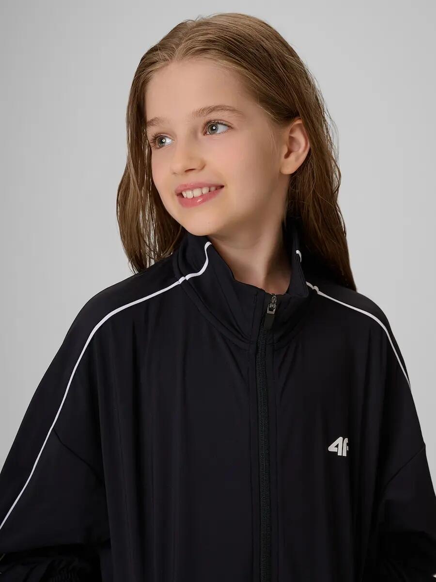 Bluza sportowa loose bez kaptura dziewczęca 4F 4FJRSS26TSWSF3057 5/7
