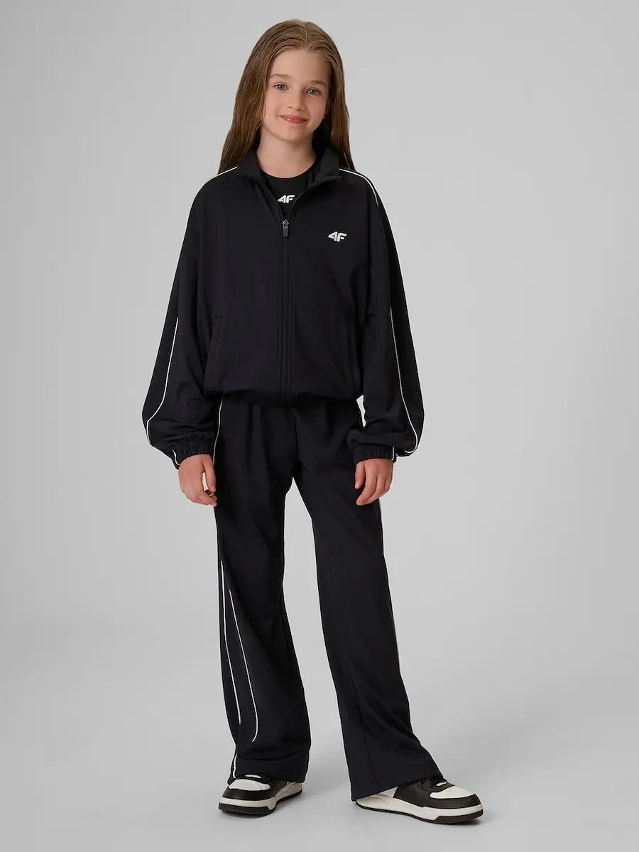 Bluza sportowa loose bez kaptura dziewczęca 4F 4FJRSS26TSWSF3057 4/7