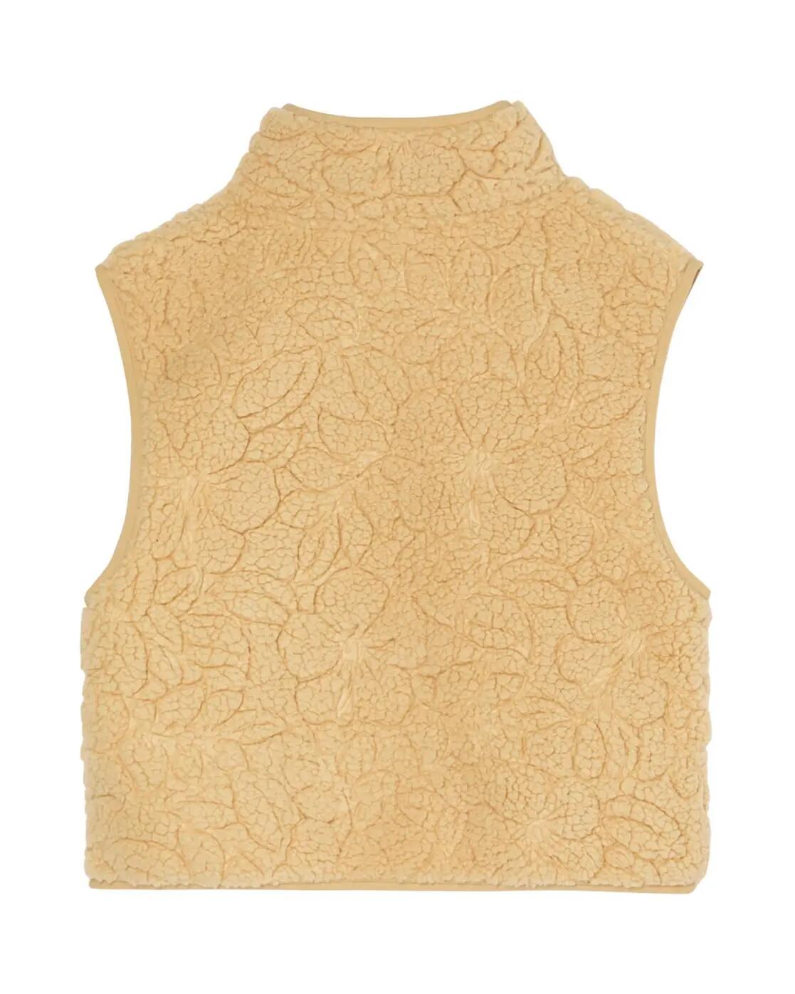 Chaleco de forro polar sherpa ICONIC STARS Beige Niña 2/4