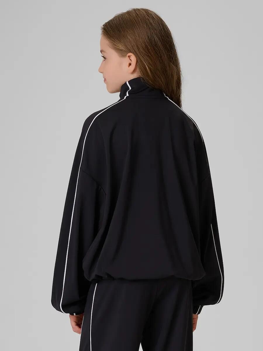 Bluza sportowa loose bez kaptura dziewczęca 4F 4FJRSS26TSWSF3057 2/7