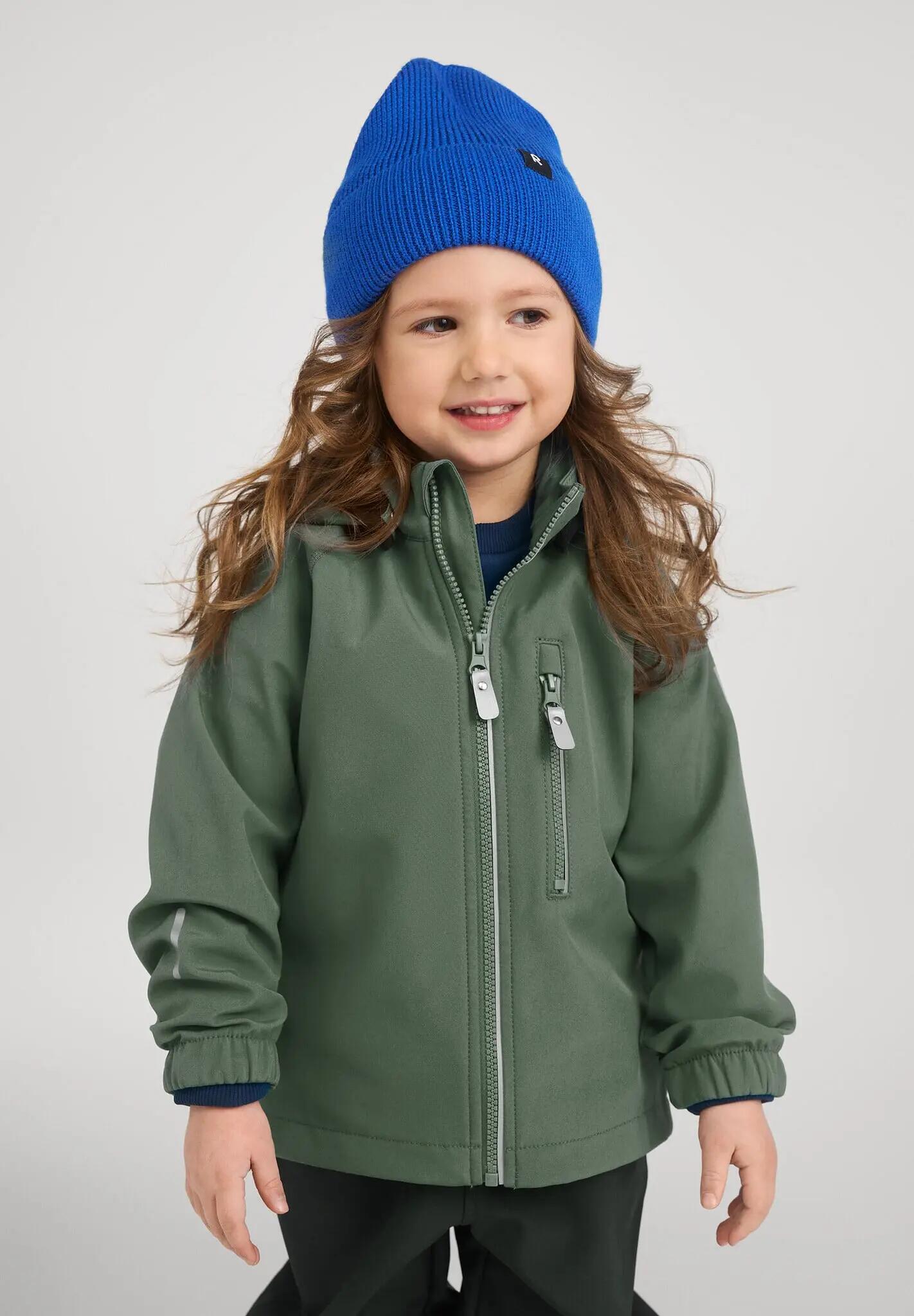 Giacca softshell per bambini Vantti verde timo 3/5