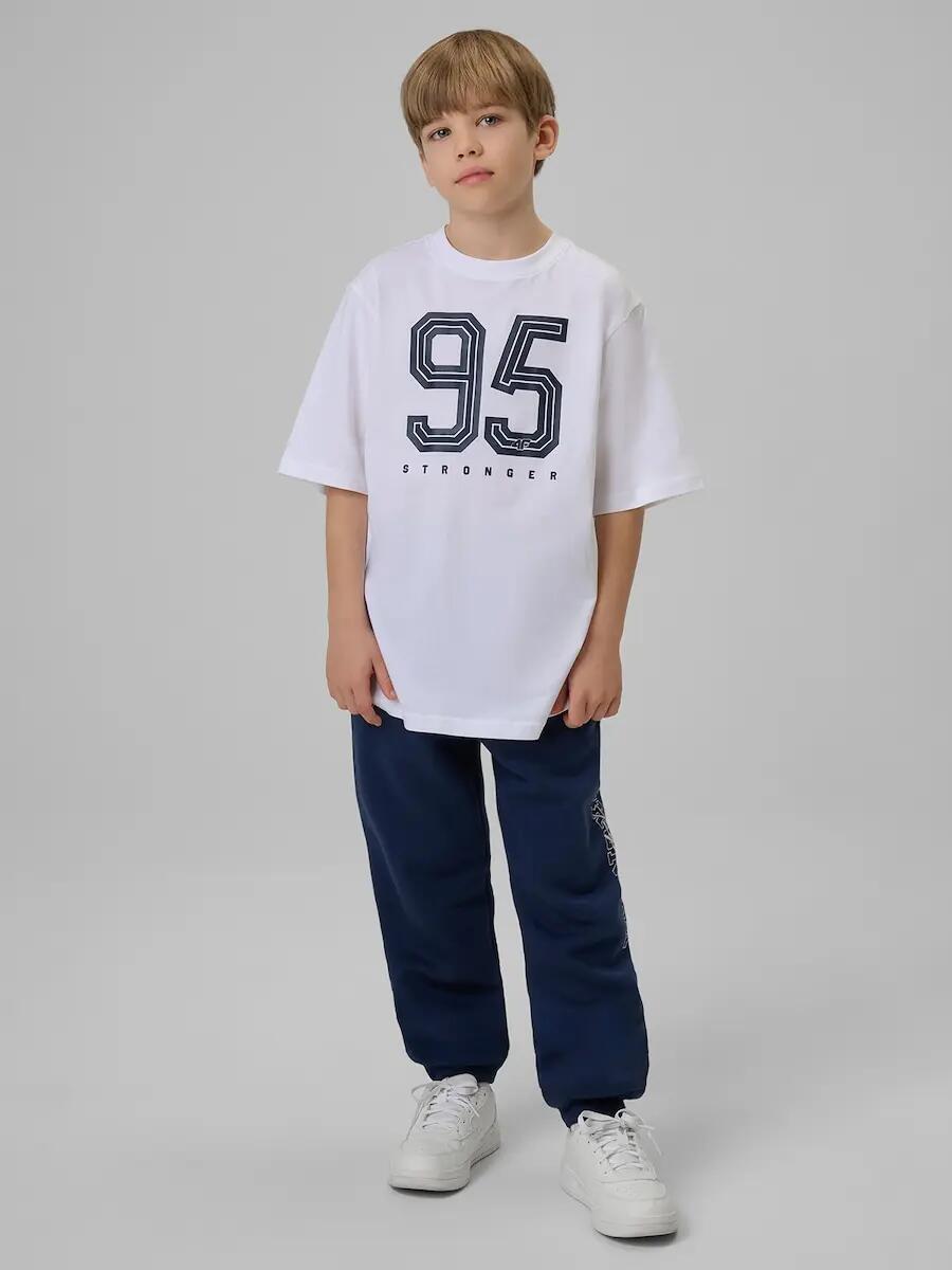 T-shirt bawełniany chłopięcy 4F 4FJRSS26TTSHM3786 7/7