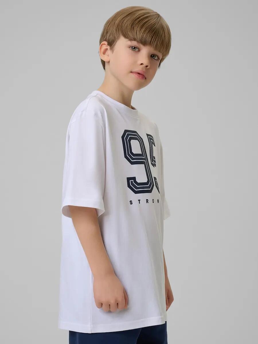 T-shirt bawełniany chłopięcy 4F 4FJRSS26TTSHM3786 5/7