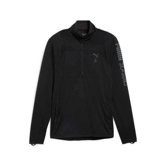 T-shirt de running à manches longues pour homme Puma SEASONS LS 1/4 ZIP