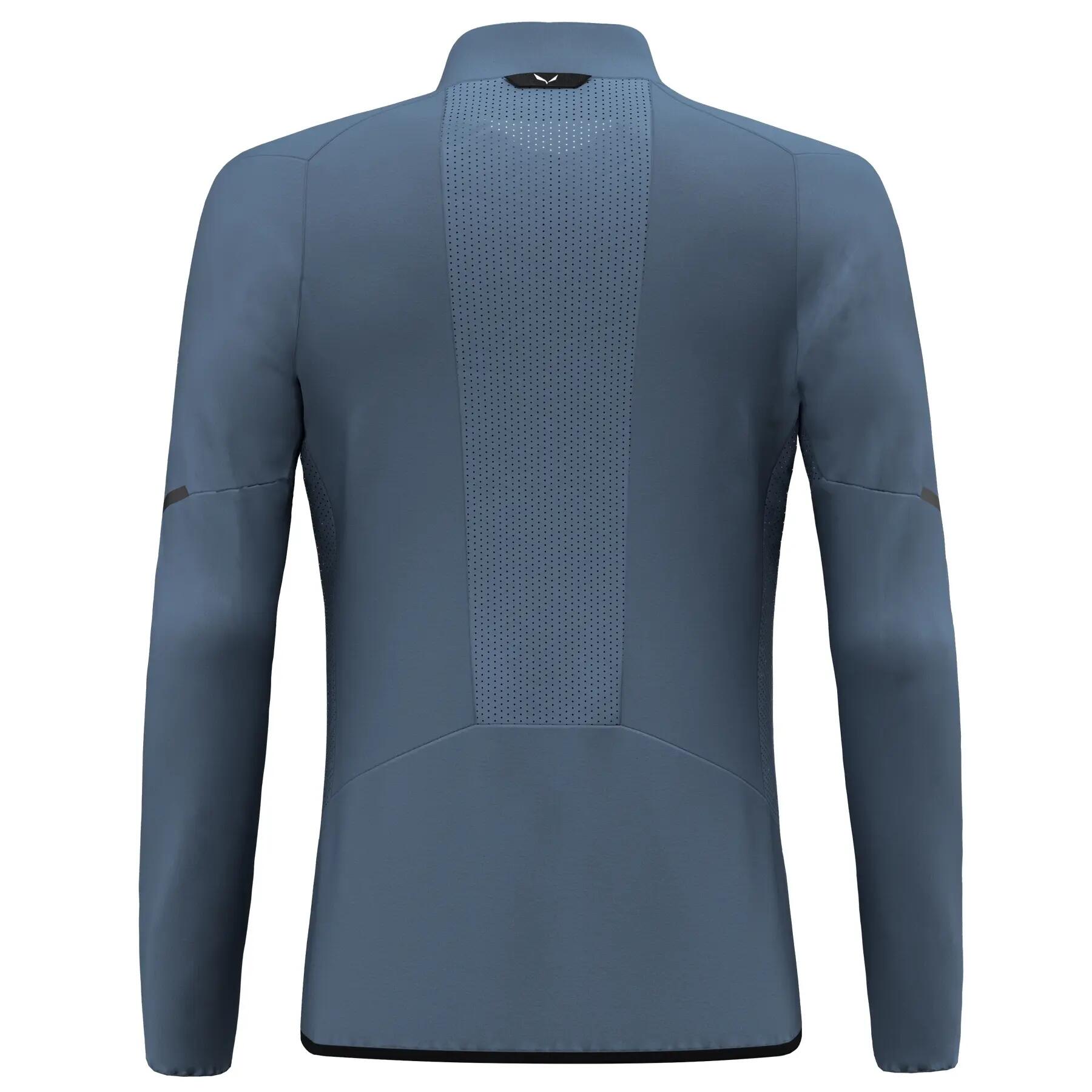 Moletom masculino Salewa PEDROC softshell azul 00-0000028570_8100 r S 2/3