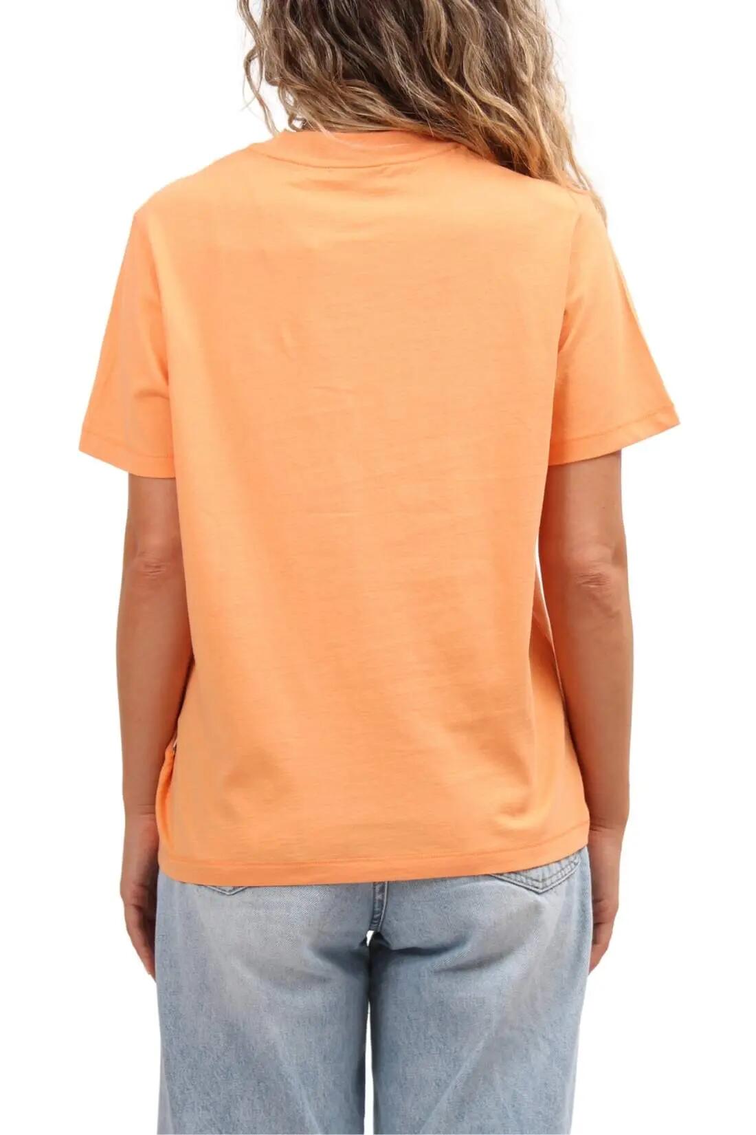 Women - Sportswear - T-shirt - Relaxed, Cotton, Crew Neck - Salees - White 3/4