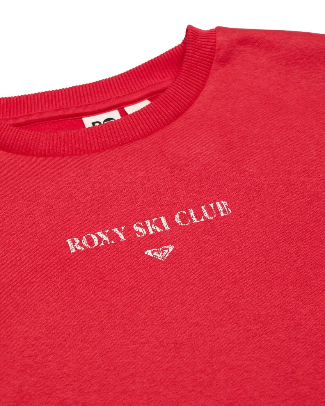 Relaxed Fit Sweatshirt MORNING HIKE BRUSHED Rot Meisjes 4-16 3/4